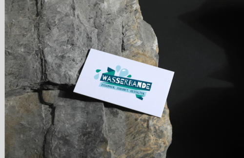 Wasserbande Logo Stein