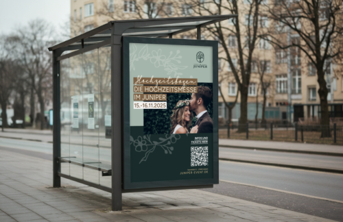 JUNIPER Plakat Hochzeitsmesse